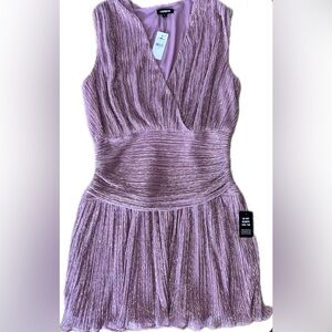 Express Sparkly Brand New Pink Sleeveless Dress